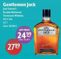Getränke Hoffmann Jack Daniel's Gentleman Jack Double Mellowed Tennessee Whiskey Angebot