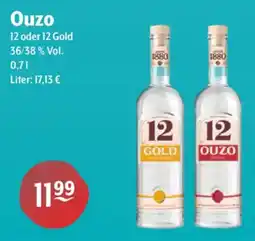 Getränke Hoffmann Ouzo 12 oder 12 Gold Angebot