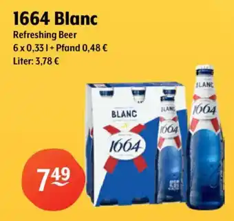 Getränke Hoffmann 1664 Blanc Refreshing Beer Angebot