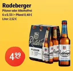 Getränke Hoffmann Radeberger Pilsner oder Alkoholfrei Angebot