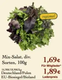 LPG Biomarkt Mix-Salat Angebot