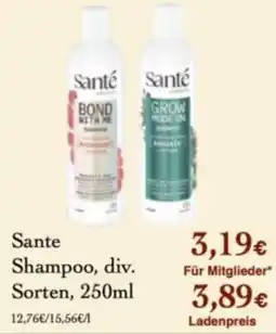 LPG Biomarkt Sante Shampoo Angebot