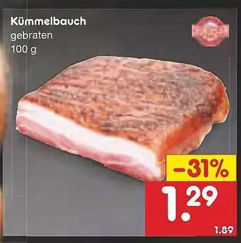 Netto Marken-Discount Kümmelbauch Angebot