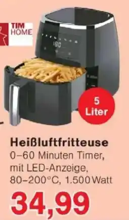 Jawoll TIM HOME Heißluftfritteuse Angebot