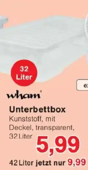 Jawoll wham Unterbettbox Angebot