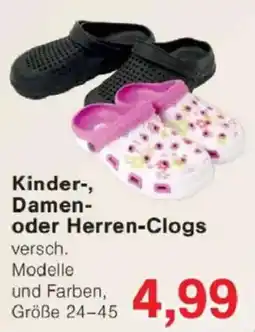Jawoll Kinder-, Damen- oder Herren-Clogs Angebot