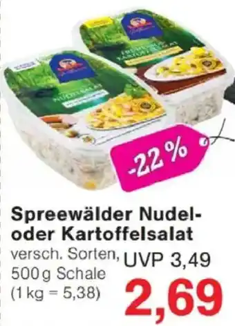 Jawoll Spreewälder Nudel- oder Kartoffelsalat Angebot