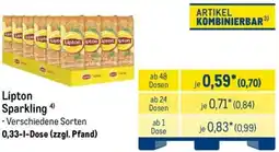 METRO Lipton Sparkling Angebot