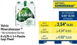 METRO Volvic Mineralwasser Angebot