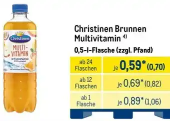 METRO Christinen Brunnen Multivitamin Angebot
