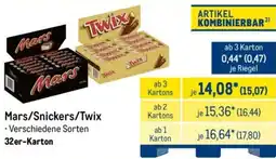 METRO Mars/Snickers/Twix Angebot