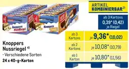 METRO Knoppers Nussriegel Angebot