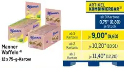 METRO Manner Waffeln Angebot