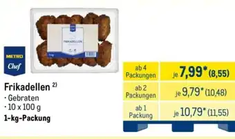 METRO METRO Chef Frikadellen Angebot