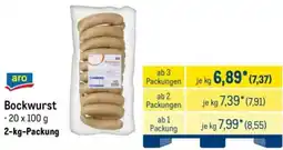 METRO aro Bockwurst Angebot
