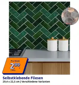 Action Selbstklebende Fliesen Angebot