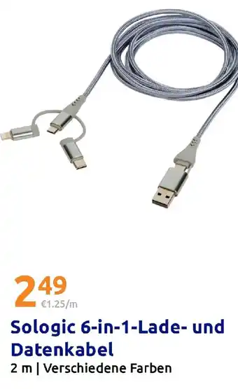 Action Sologic 6-in-1-Lade- und Datenkabel Angebot