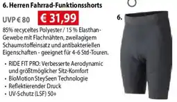 Mountain Sports Outlet Herren Fahrrad-Funktionsshorts Angebot