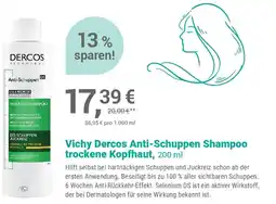 Alliance Healthcare Vichy Dercos Anti-Schuppen Shampoo trockene Kopfhaut Angebot