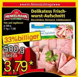 Norma Delikatess Frischwurst Aufschnitt Angebot