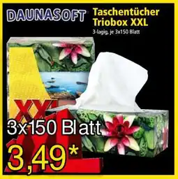 Norma DAUNASOFT Taschentücher Triobox XXL Angebot