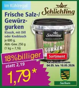 Norma Frische Salz-/Gewürzgurken Angebot