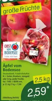 Norma Äpfel vom Bodensee Angebot