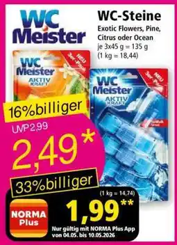 Norma WC-Steine Angebot