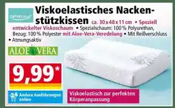 Norma Viskoelastisches Nackenstützkissen Angebot