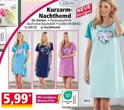 Norma Kurzarm-Nachthemd Angebot