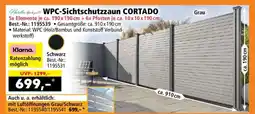 Norma WPC-Sichtschutzzaun CORTADO Angebot