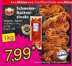 Norma Schweine- nackensteaks Angebot
