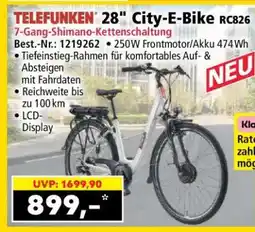 Norma TELEFUNKEN 28 City-E-Bike RC826 Angebot