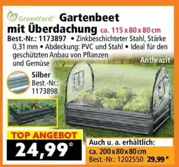 Norma Gartenbeet mit Überdachung Angebot