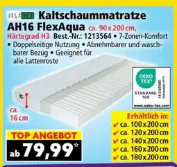 Norma Kaltschaummatratze AH16 FlexAqua Angebot