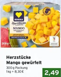 CAP Markt Edeka Herzstücke Mango gewürfelt Angebot