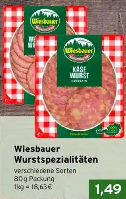 CAP Markt Wiesbauer Wurstspezialitäten Angebot