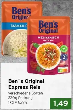 CAP Markt Ben's Original Express Reis Angebot