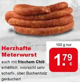 CAP Markt Herzhafte Meterwurst Angebot