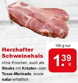 CAP Markt Herzhafter Schweinehals Angebot