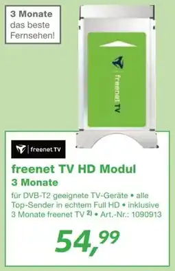 EP freenet TV HD Modul 3 Monate Angebot