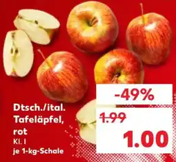 Kaufland Dtsch./ital. Tafeläpfel, rot Angebot
