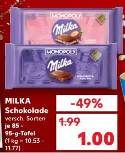 Kaufland MILKA Schokolade Angebot