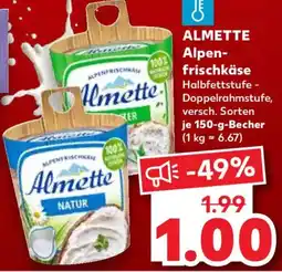 Kaufland ALMETTE Alpenfrischkäse Angebot