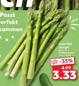 Kaufland Span./ital. Spargel Angebot