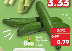 Kaufland Span. Bio-Gurke Angebot