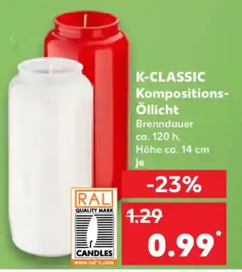 Kaufland K-CLASSIC Kompositions Öllicht Angebot