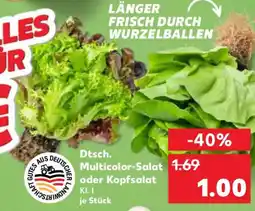 Kaufland Dtsch. Multicolor-Salat oder Kopfsalat Angebot