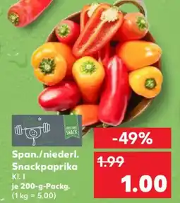 Kaufland Span./niederl. Snackpaprika Angebot