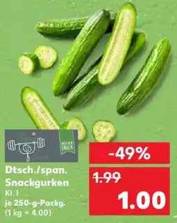 Kaufland Dtsch./span. Snackgurken Angebot